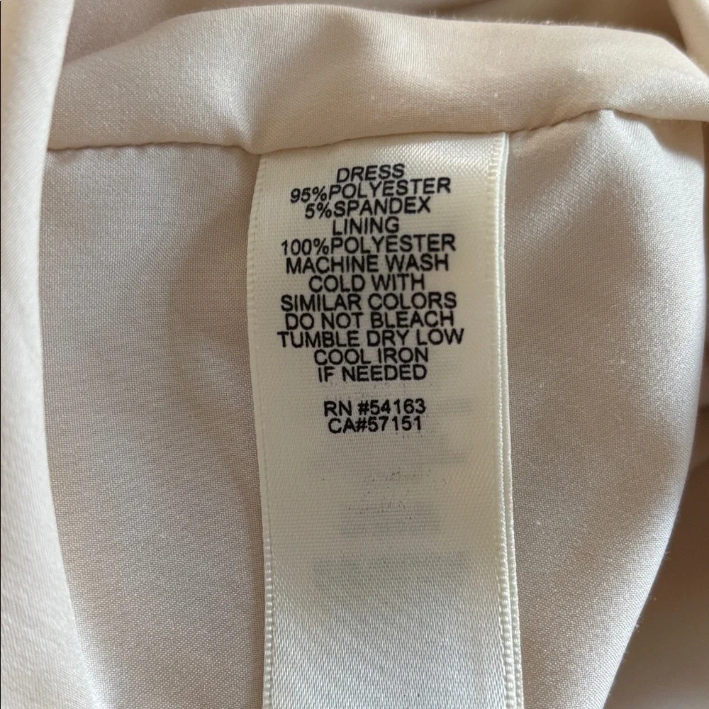 Eliza J Navy and White Polka Dot Midi Wrap Dress - Picture 5 of 5